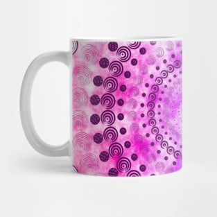 Rainbow Cloud Spiral Pattern Mug